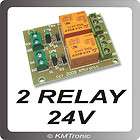 Two (2) RELAY BOARD ready for your Arduino PIC AVR project, 24V 