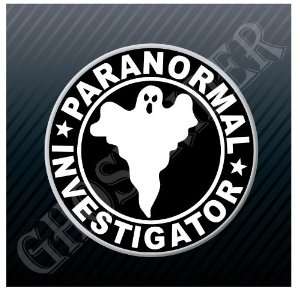  Paranormal Investigator Ghost Hunter Car Trucks Sticker 
