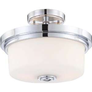 Satco Products Inc 60/4593 Soho   2 Light Semi Flush Fixture w/ Satin 