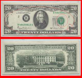   AWESOME~ 3rd Print Shift FRN Federal Reserve Note US Currency  