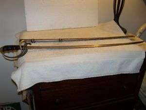 US MODEL 1902 MILITARY SWORD BY WOLF BROWN GERMANY  