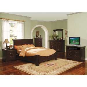 California King Expresso Sleigh Bed by Winners Only   Renaissance 