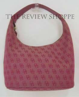 Dooney & Bourke Small Signature Bucket Bag Purse Pink  