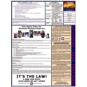  Oklahoma State Labor Law Poster Laminated