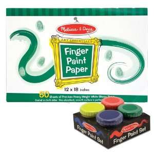  Finger Paint & Paper Set Toys & Games