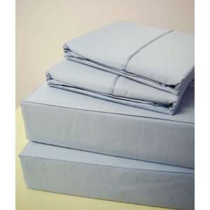  Solid Baby blue Queen Size 600 Thread Count 100% Egyptian 