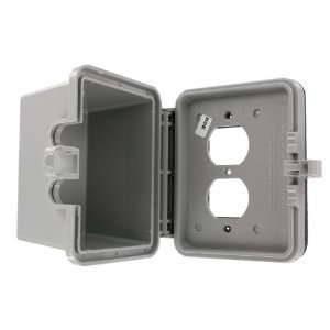 Leviton 5996 GY 1 Gang Raintight While in Use Standard Cover, for 