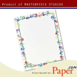  Masterpiece Baby Handprints Letterhead   8.5 X 11   100 