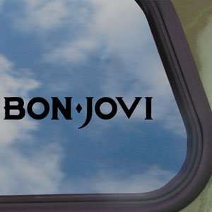  Bon Jovi Black Decal Jon Rock Band Truck Window Sticker 