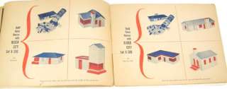 1950s Instructions Catalog Block City, Brick Town Sets  
