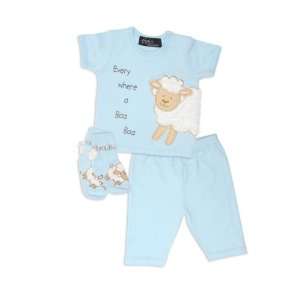    Mud Pie Baby E I E I O Collection Clothing Set (Lamb) Baby