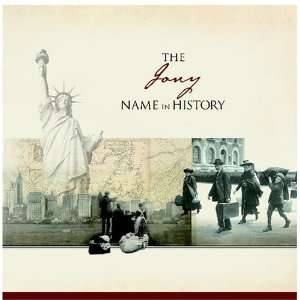  The Jony Name in History Ancestry Books