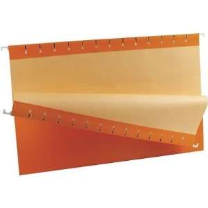 Quill Brand Colored Hanging File Folders Legal Size, Orange