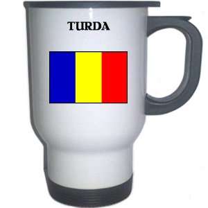  Romania   TURDA White Stainless Steel Mug Everything 