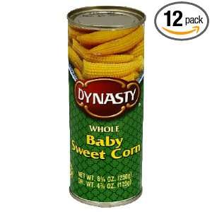 Dynasty Baby Sweet Corn Whole, 8.75 Ounce (Pack of 12)  