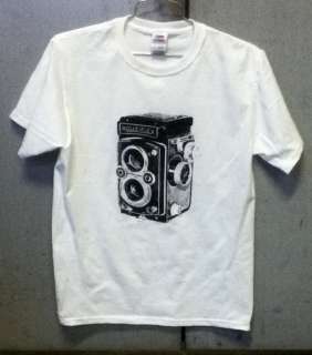 Vintage Rolleiflex Twin Lens Reflex Camera Logo T Shirt SM 5XL TLR 
