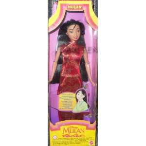    Disney MULAN doll in red fashion by Mattel 1997 Toys & Games