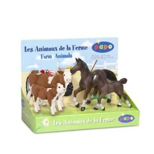  Papo 80301 Display Box Farm Animals 2 Toys & Games