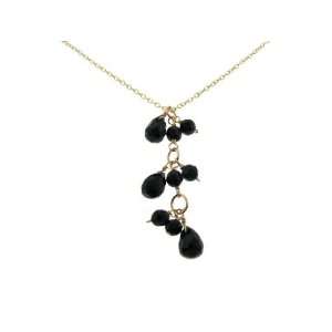  Multi Black Onyx Drop Necklace jewelmak Jewelry