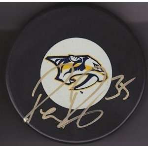  Pekka Rinne Autographed Hockey Puck   #2   Autographed NHL 