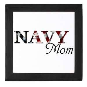  Military Backer Navy Mom Keepsake Box