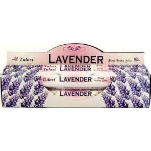 Tulasi Incense Lavender 20 Stick Hex Pack