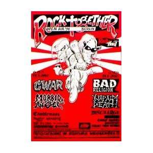  BAD RELIGION Rock Together 1991 Music Poster