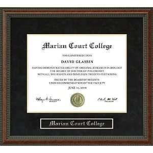  Marian Court College Diploma Frame