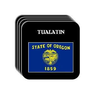 US State Flag   TUALATIN, Oregon (OR) Set of 4 Mini Mousepad Coasters