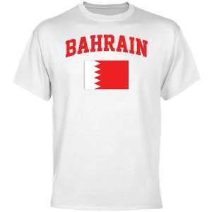  Bahrain Flag T Shirt   White