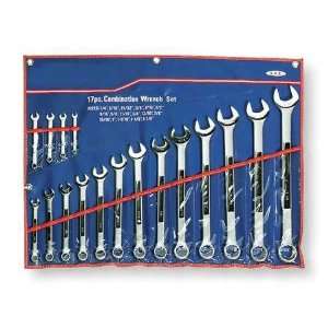 Anti Slip Combination Wrench Sets Combination Wrench Set,SAE,17 Pc