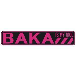   BAKA IS MY IDOL  STREET SIGN