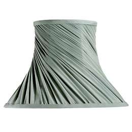 LAURA ASHLEY LIGHTING Twisted Bell Lamp Shade in Sage  