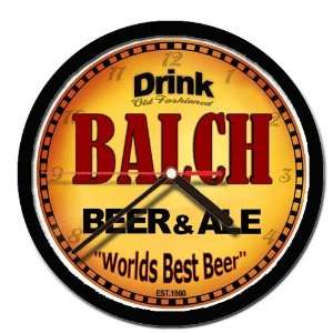  BALCH beer and ale wall clock 