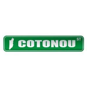   COTONOU ST  STREET SIGN CITY BENIN