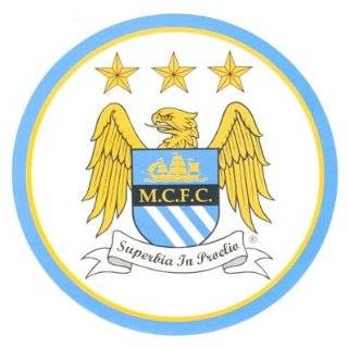 Manchester City FC. Window Sticker   Round