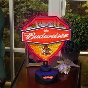  The Memory Company Shield Neon Budweiser? Table Lamp