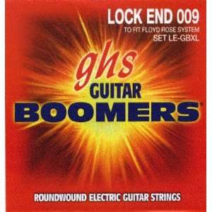 GHS Electric Guitar Floyd Rose Lock End Boomers Ex. Light, .009   .042 