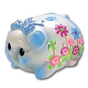  Musical Piggy Saving Bank MEDIUM size *NEW* (BLUE) Baby