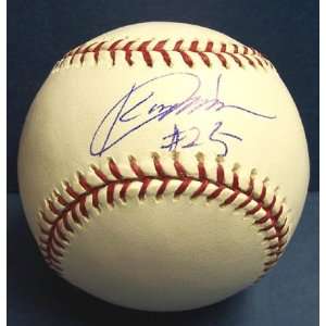 Kaz Matsui Autographed Baseball 