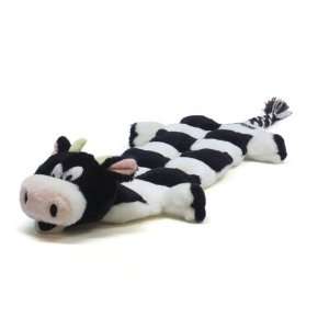  Squeaker Mat Long Body Cow Dog Toy