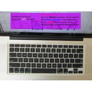  BLACK iPearl High Grade Silicone Keyboard Skin Cover for 