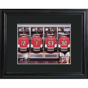   Hurricanes Personalized Locker Room Print with Frame 