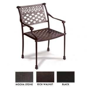  Magnolia Dine Chair (Black) (31H x 25.5W x 17D) Patio 