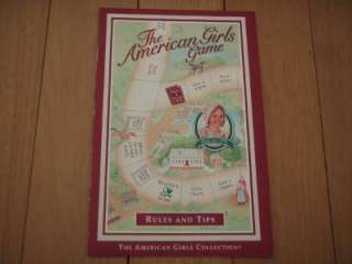 The American Girls Trivia Game~RETIRED~1999~Pleasant Co  