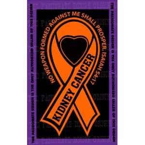  Kidney Cancer Ribbon Decal 4 X 7 