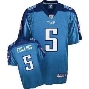  Kerry Collins Tennessee Titans Lt Blue Youth RBK Jersey 