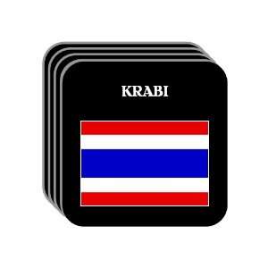  Thailand   KRABI Set of 4 Mini Mousepad Coasters 