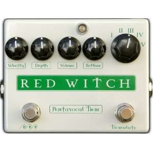  Red Witch Analog Pentavocal Tremolo Musical Instruments