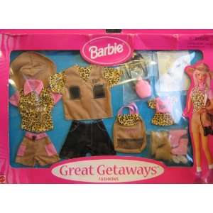   Barbie, Ken & KellyDolls   Leopard Fashion Clothes (1998 Arcotoys